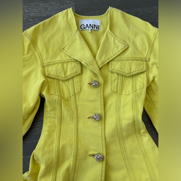 Ganni Denim Blazer - Picture 2 of 3